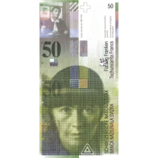 (377) Switzerland P71b - 50 Franken Year 2004